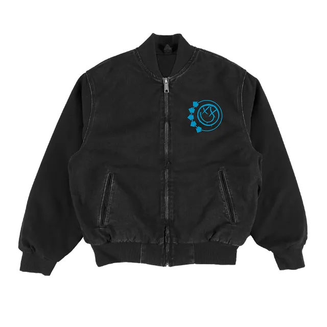 blink-182-middle-finger-veste-noire-d-lav-e-unisexe image 1