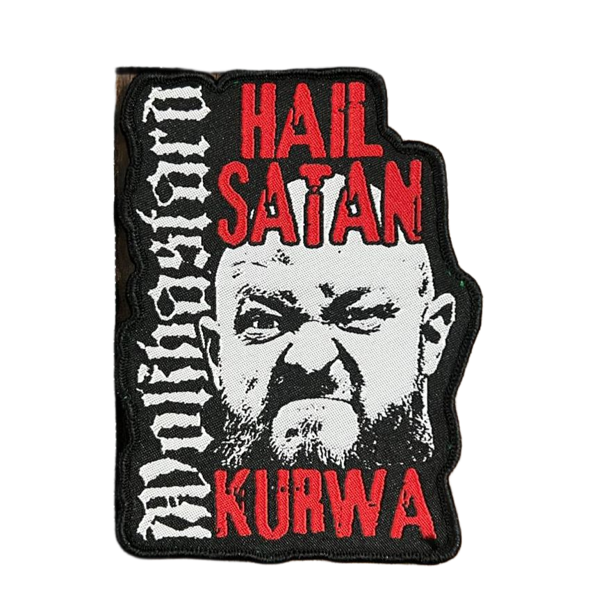 wolfbastard-hail-satan-kurwa-patch-tiss-bord-noir image 2