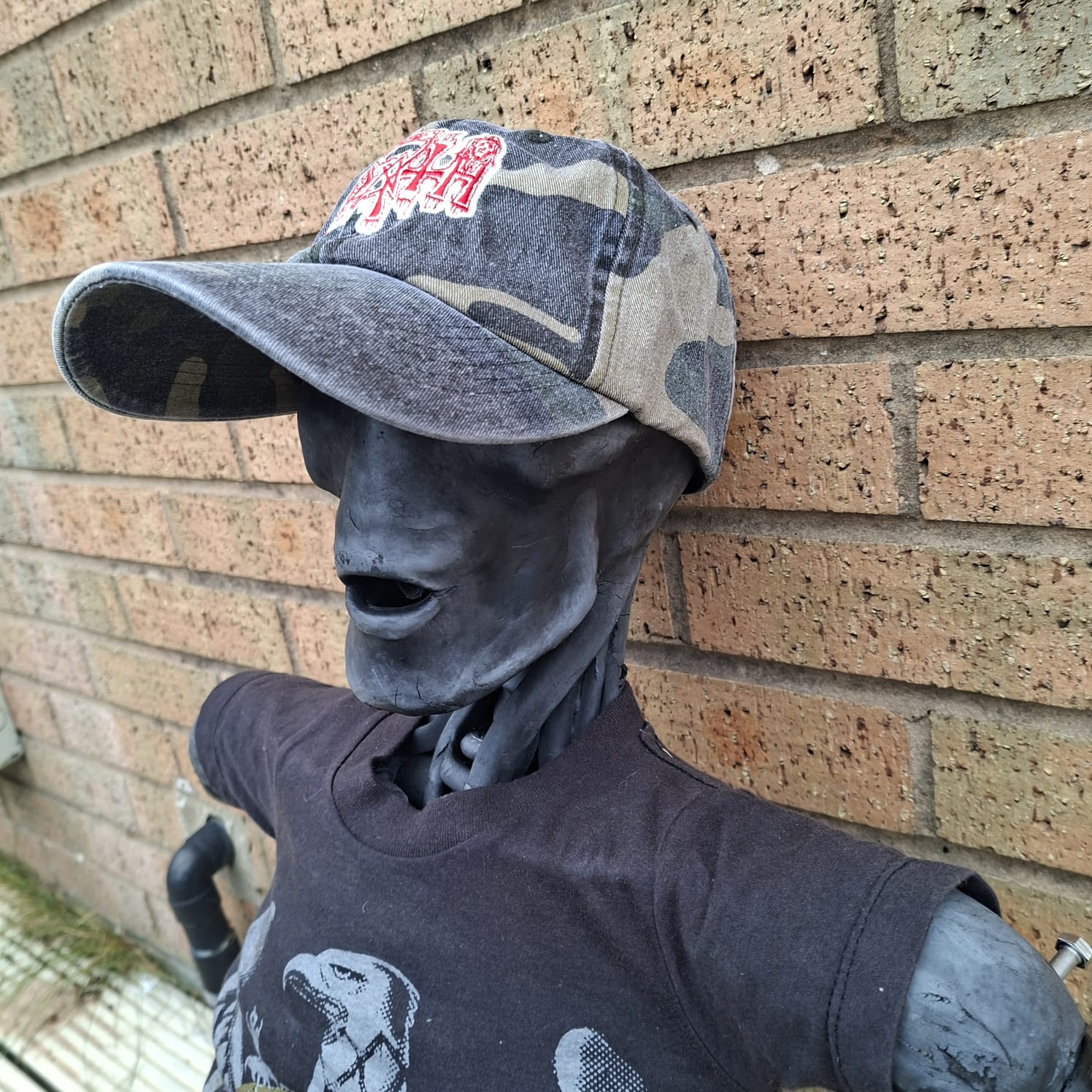 death-logo-glow-casquette-dad-cap-camo-vert image 4