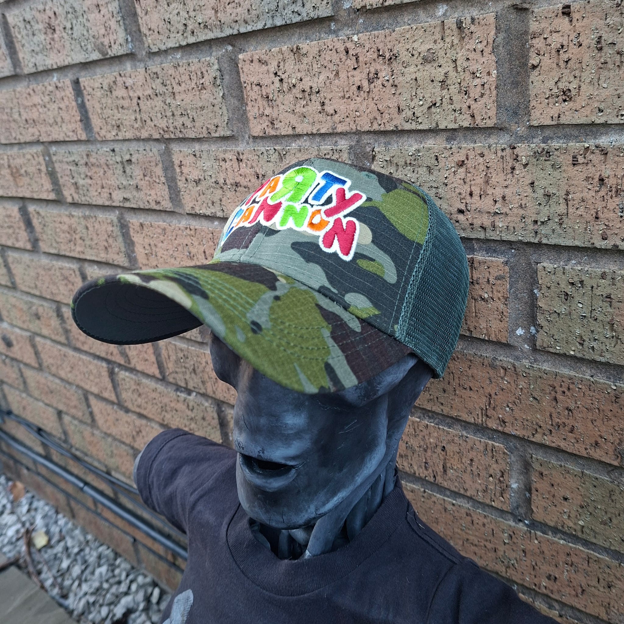 783punx-party-cannon-casquette-trucker-camo-vert-phosphorescente image 5