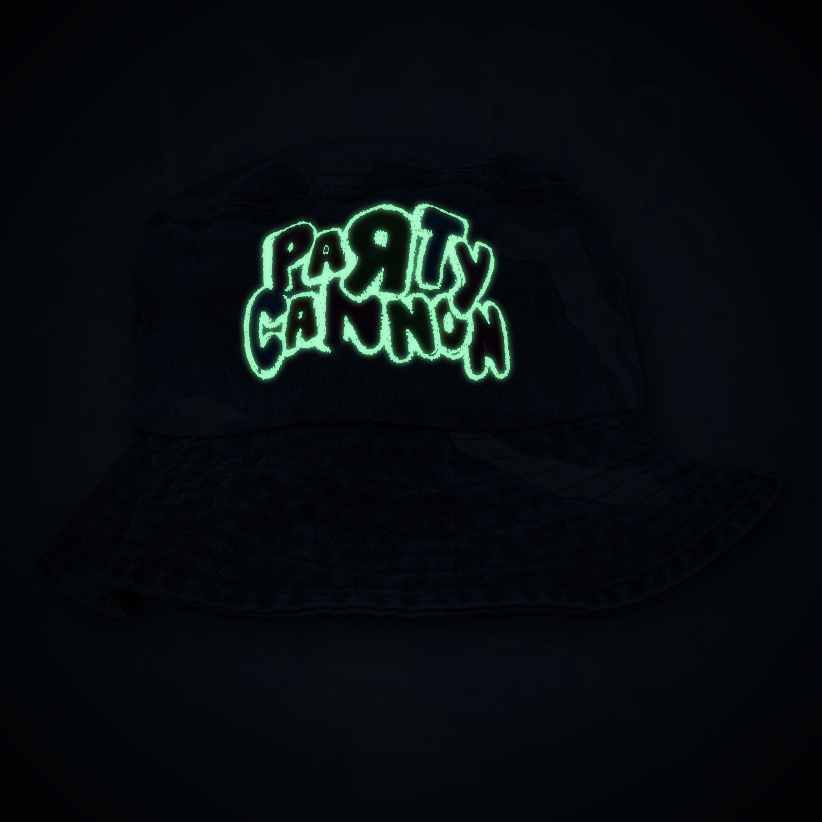 party-cannon-logo-glow-bob-camo-vert-phosphorescent image 2