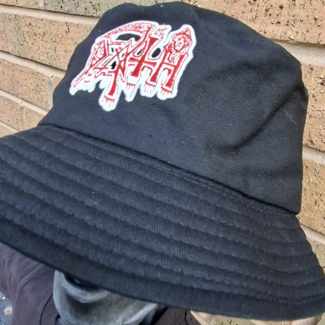 death-logo-bob-bucket-hat-brod-phosphorescent-taille-unique image 1