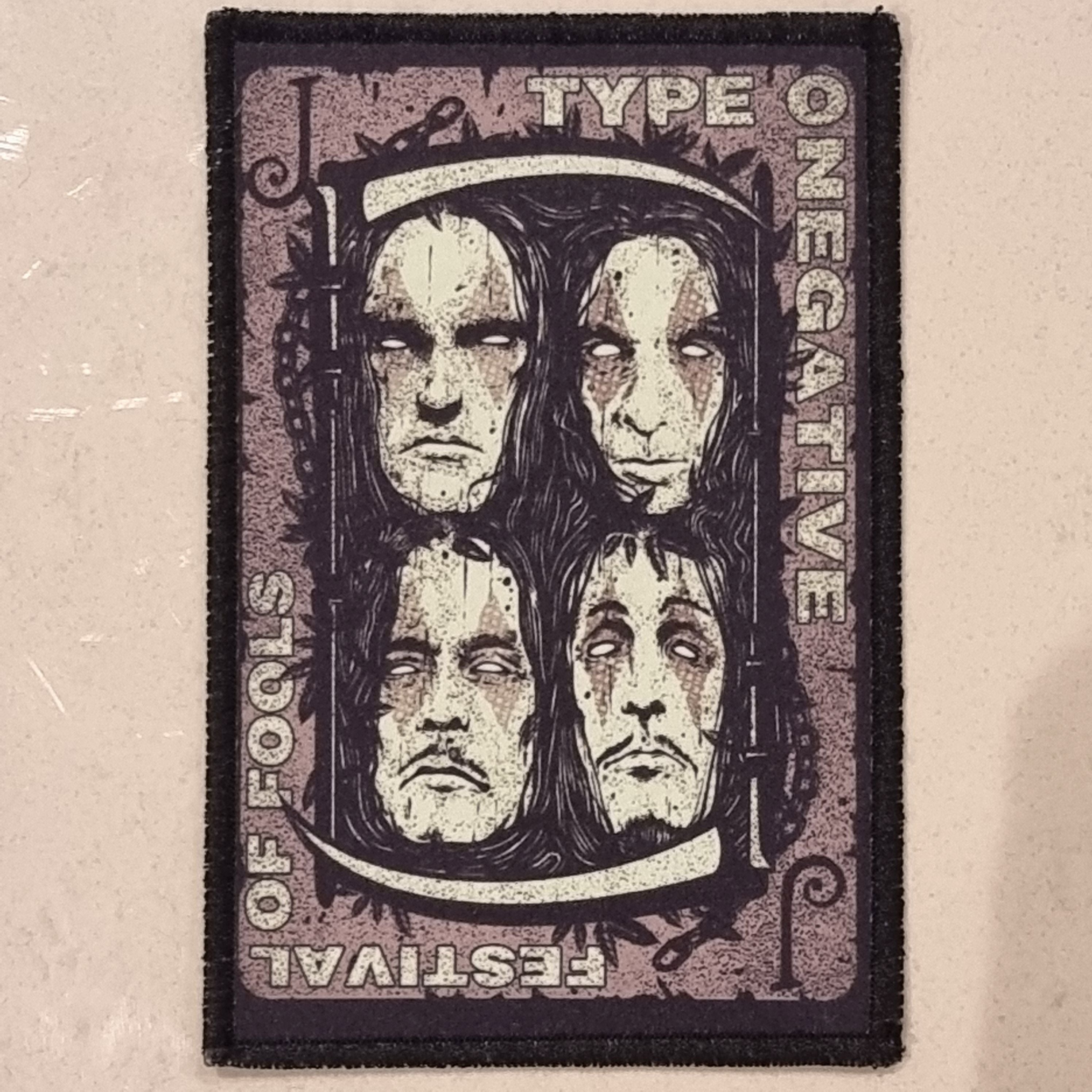 type-o-negative-festival-of-fools-patch-coudre image 1
