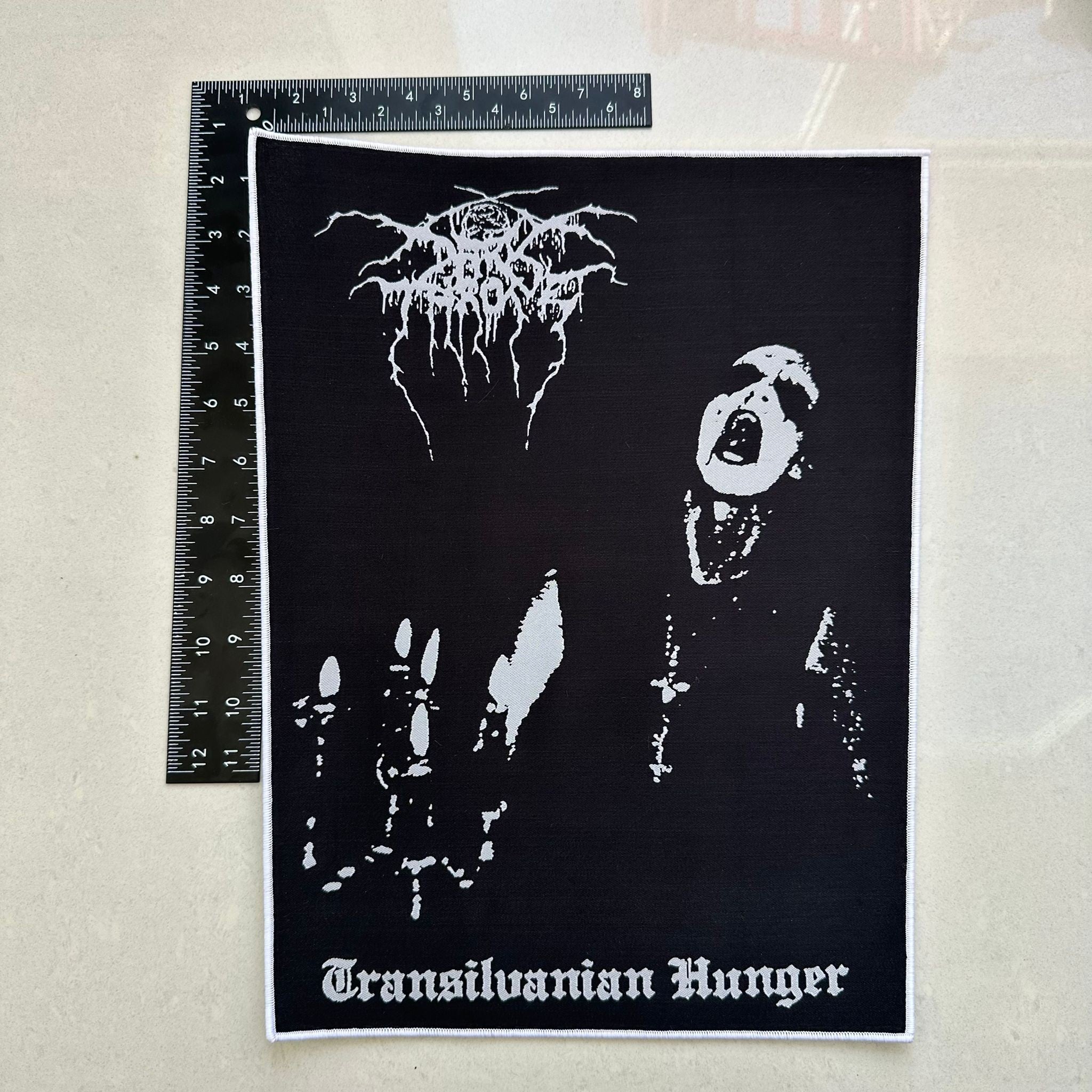 darkthrone-transilvanian-hunger-backpatch-bordure-noire image 3