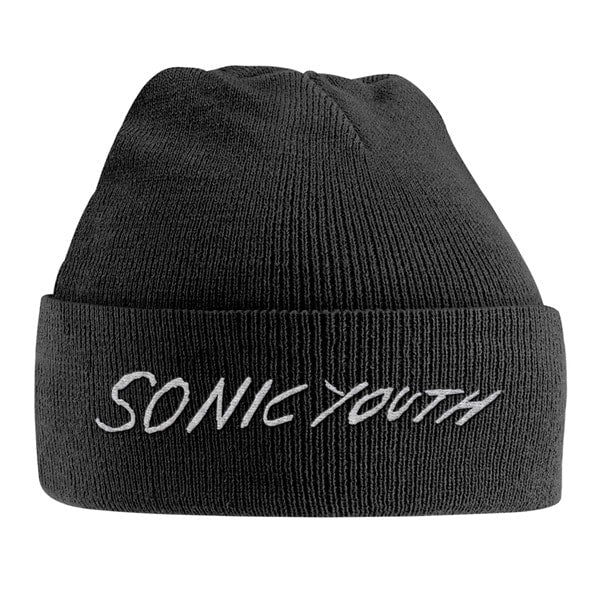 sonic-youth-goo-logo-bonnet-tricot-noir image 1