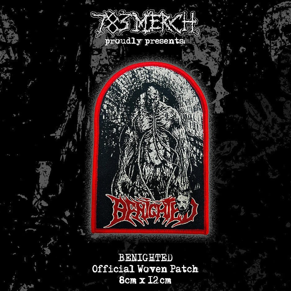 benighted-asylum-cave-patch-tiss-contour-noir-death-metal image 3
