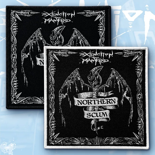 783punx-extinction-of-mankind-northern-scum-patch-tiss-bord-noir image 1