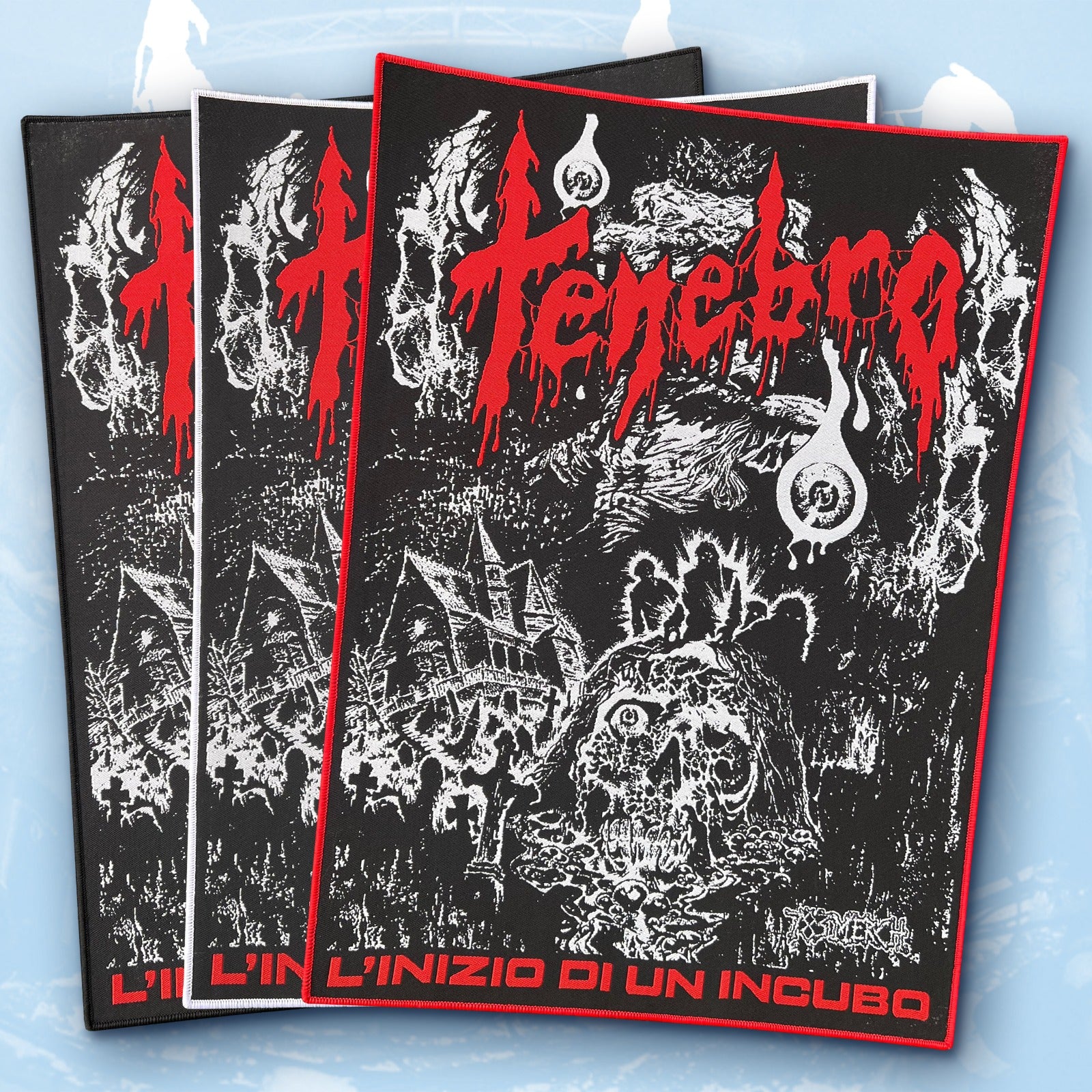 tenebro-l-inizio-di-un-incubo-backpatch-bordure-noire image 1