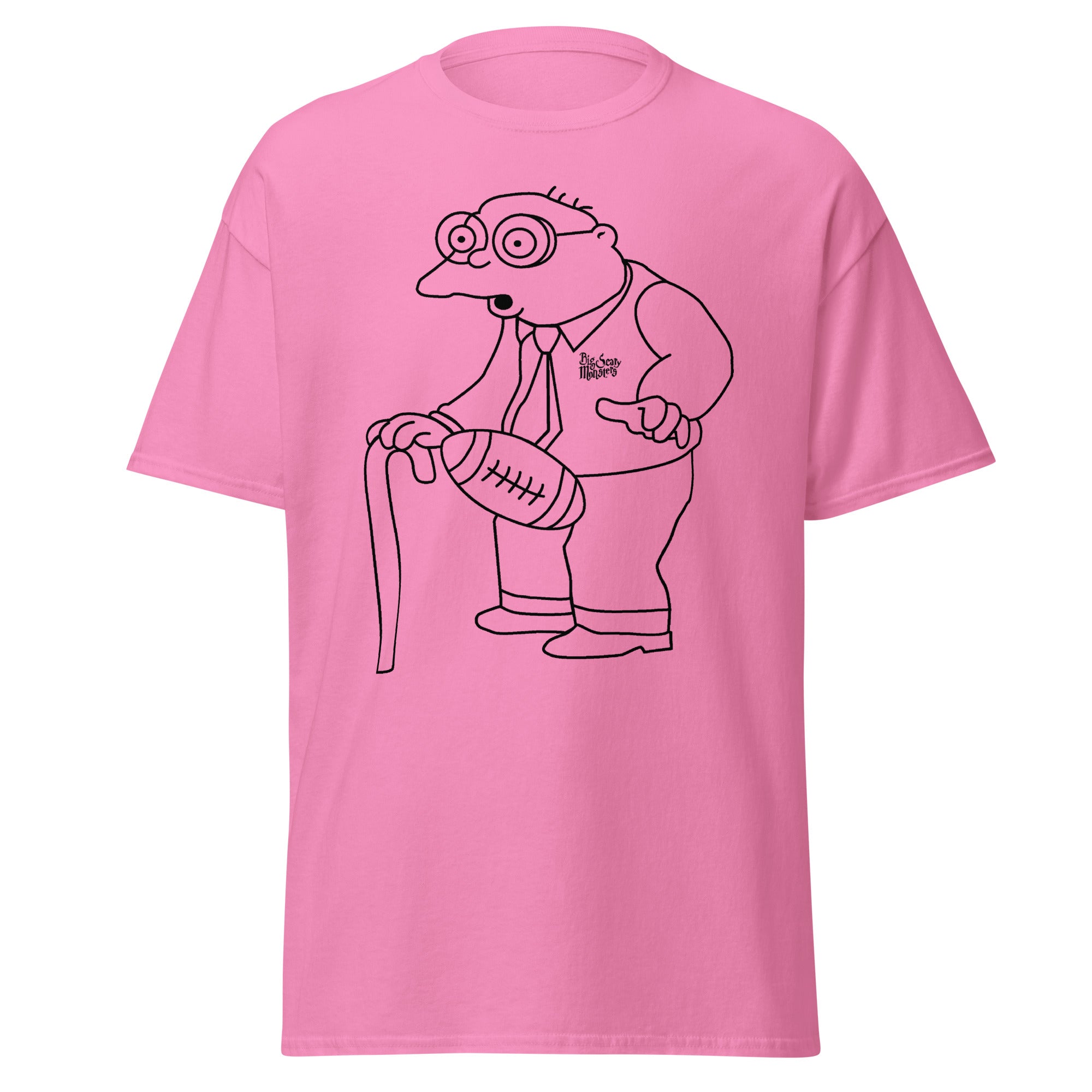 man-hit-by-football-t-shirt-noir-coton-taille-l image 2