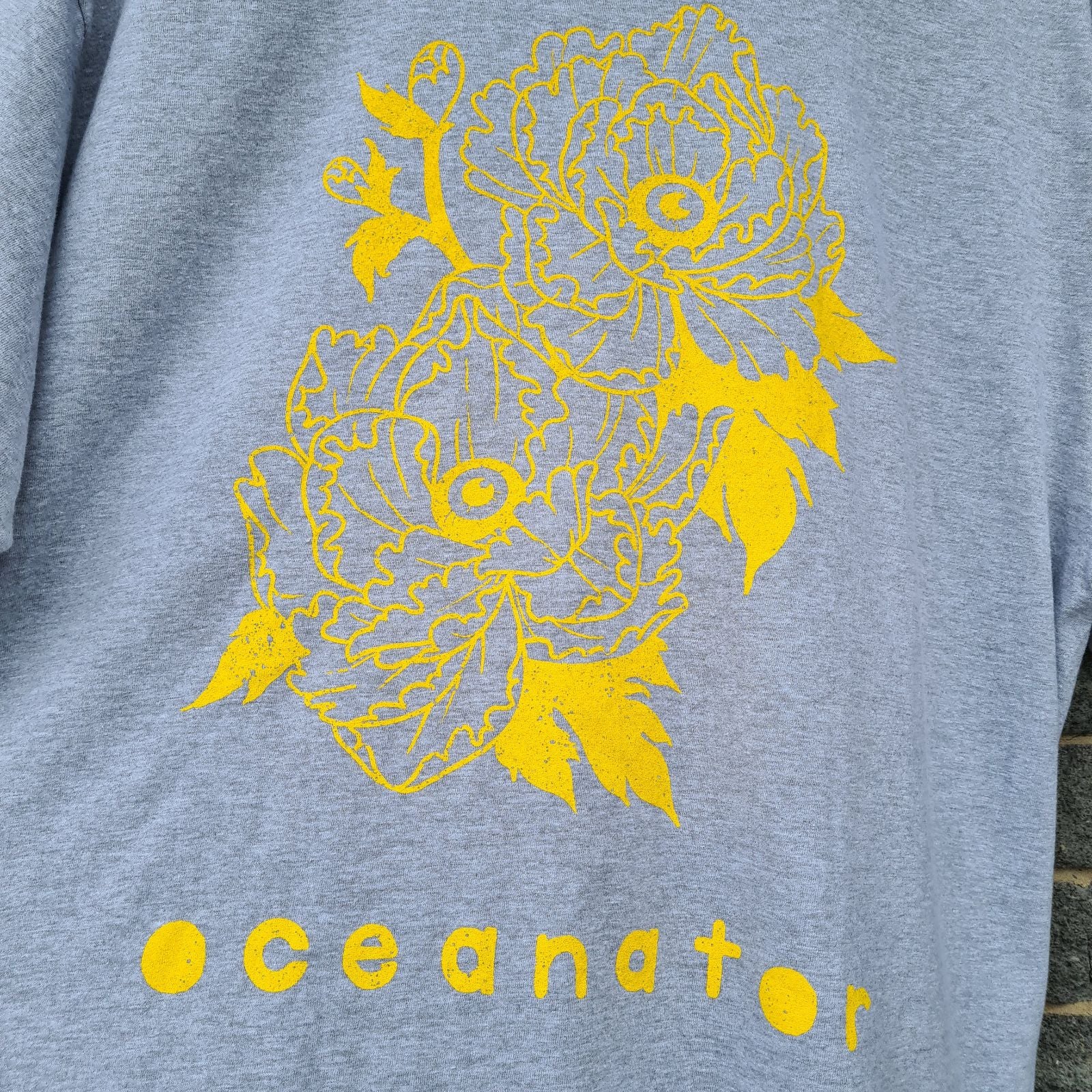 oceanator-tour-t-shirt-gris-coton-taille-l-concert-uk-eu image 2