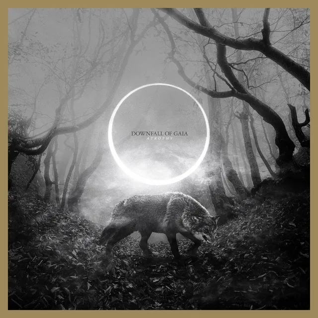 downfall-of-gaia-atrophy-vinyle-lp-marbr-jaune-num-rot image 1