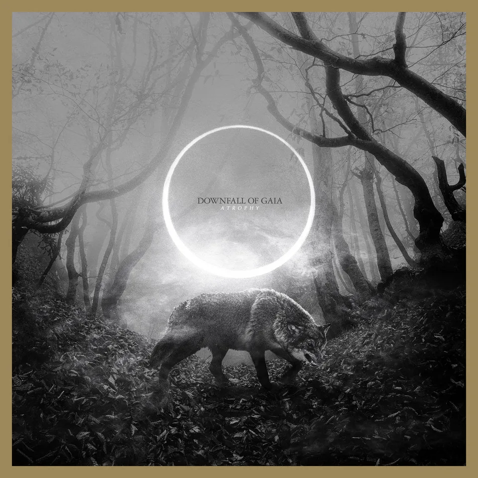 downfall-of-gaia-atrophy-vinyle-lp-marbr-jaune-num-rot image 1