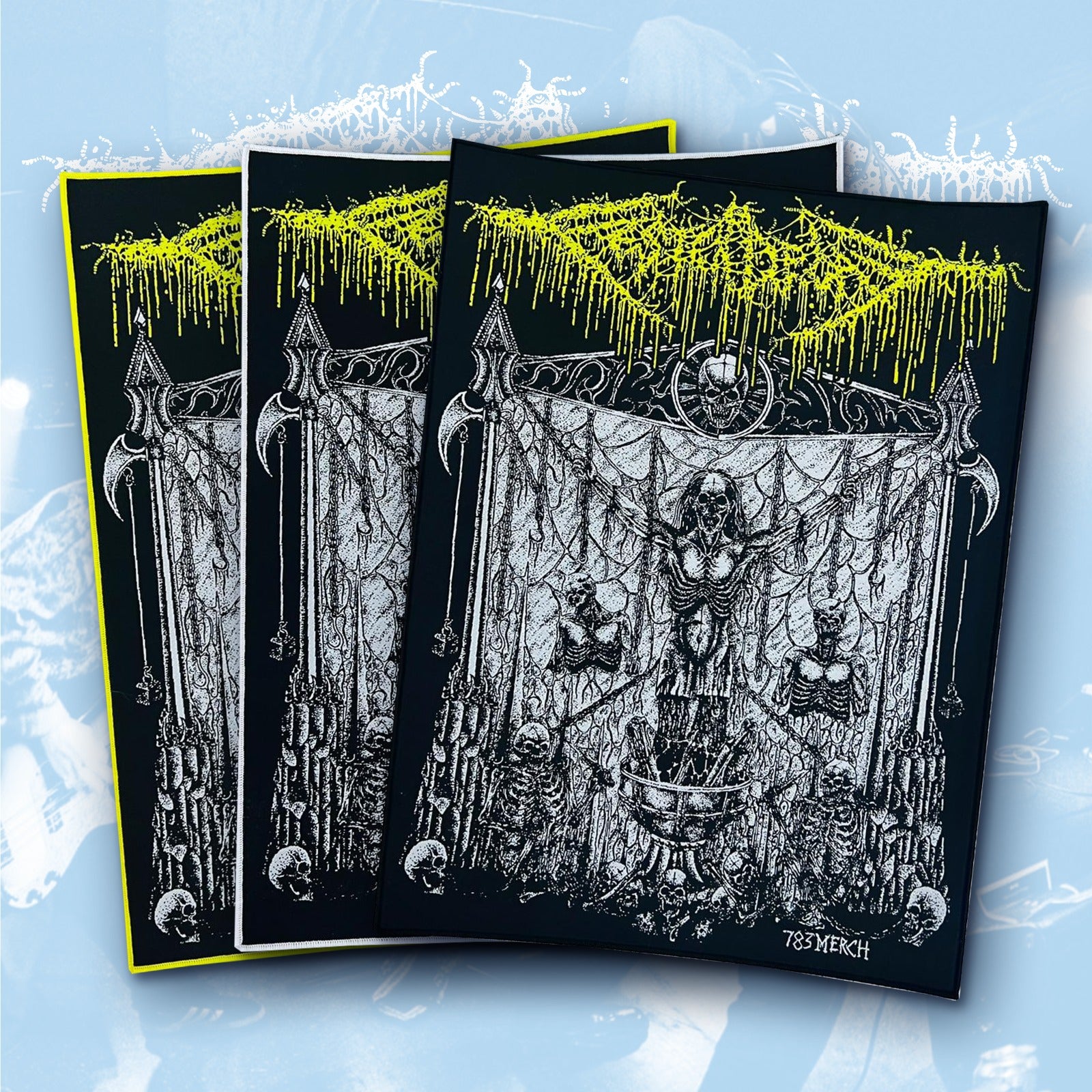 festerdecay-disintegration-of-organs-backpatch-bordure-noire image 1