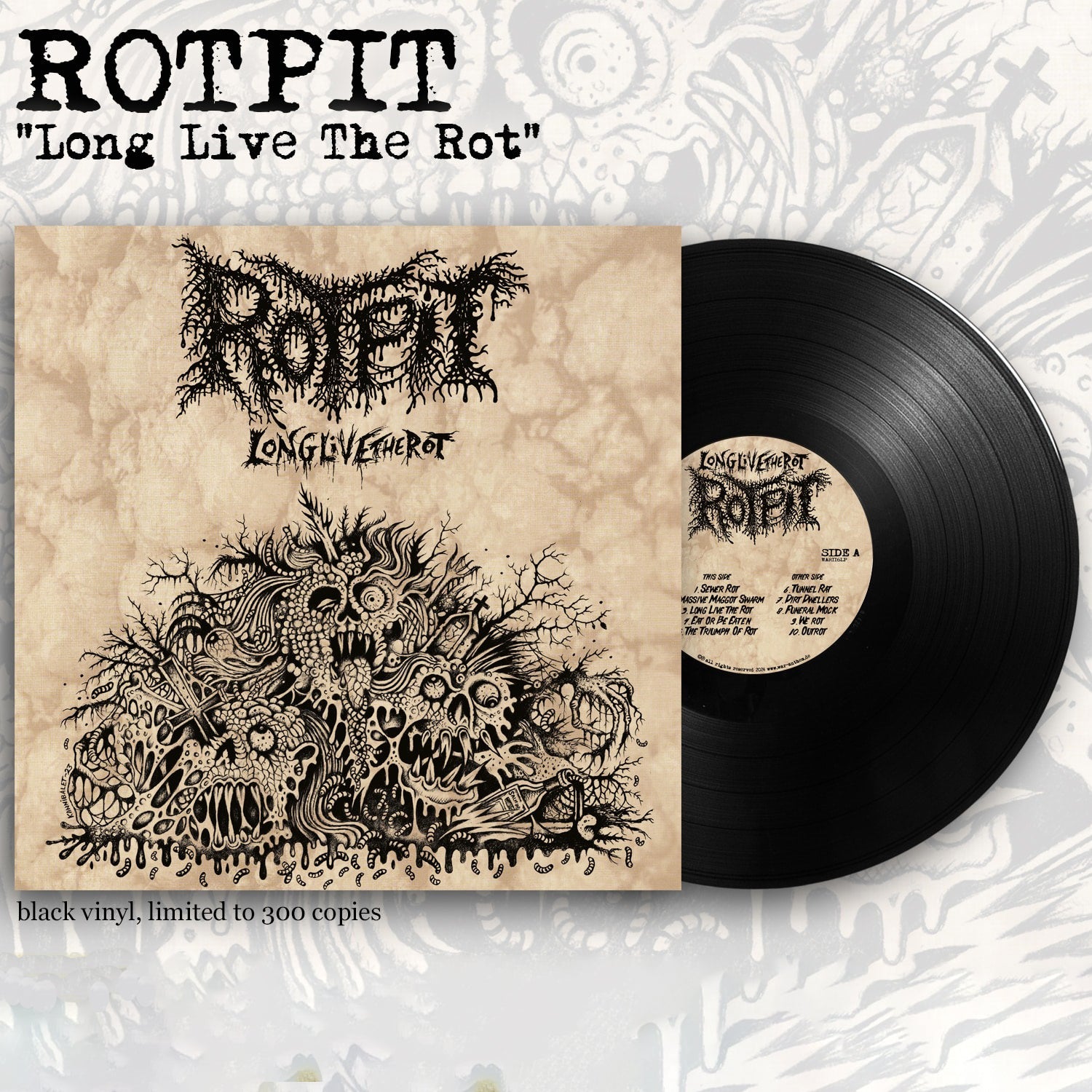 rotpit-long-live-the-rot-lp-vinyle-noir-limit-300 image 1