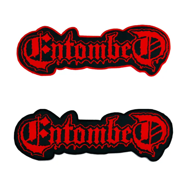 entombed-logo-patch-tiss-oversized-bordure-noire image 1
