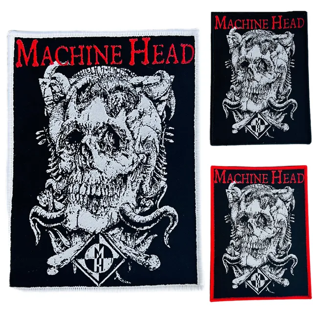 783punx-small-patch-machine-head-the-burning-red-patch-bordure-noire image 1