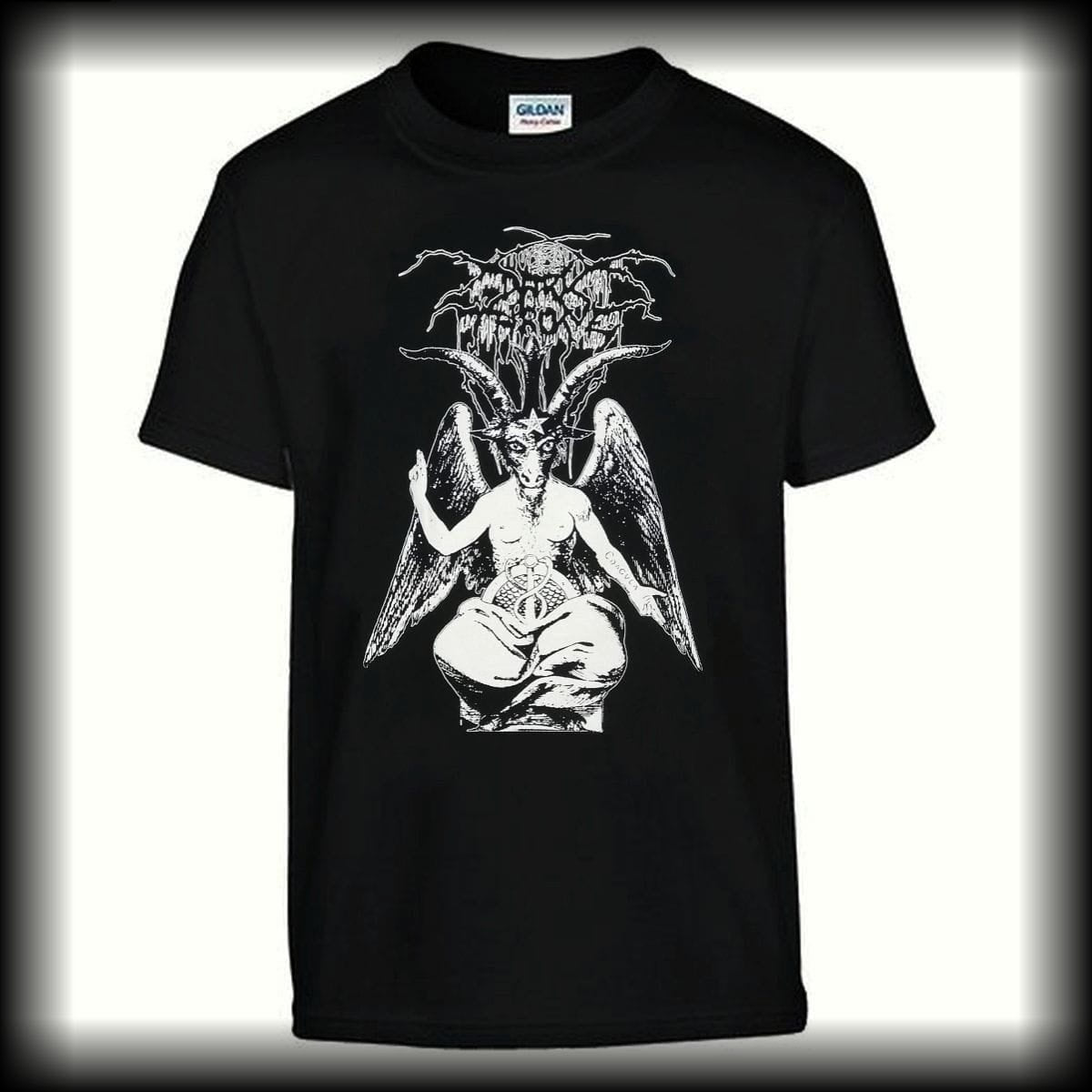 darkthrone-baphomet-t-shirt-coton-taille-m image 1