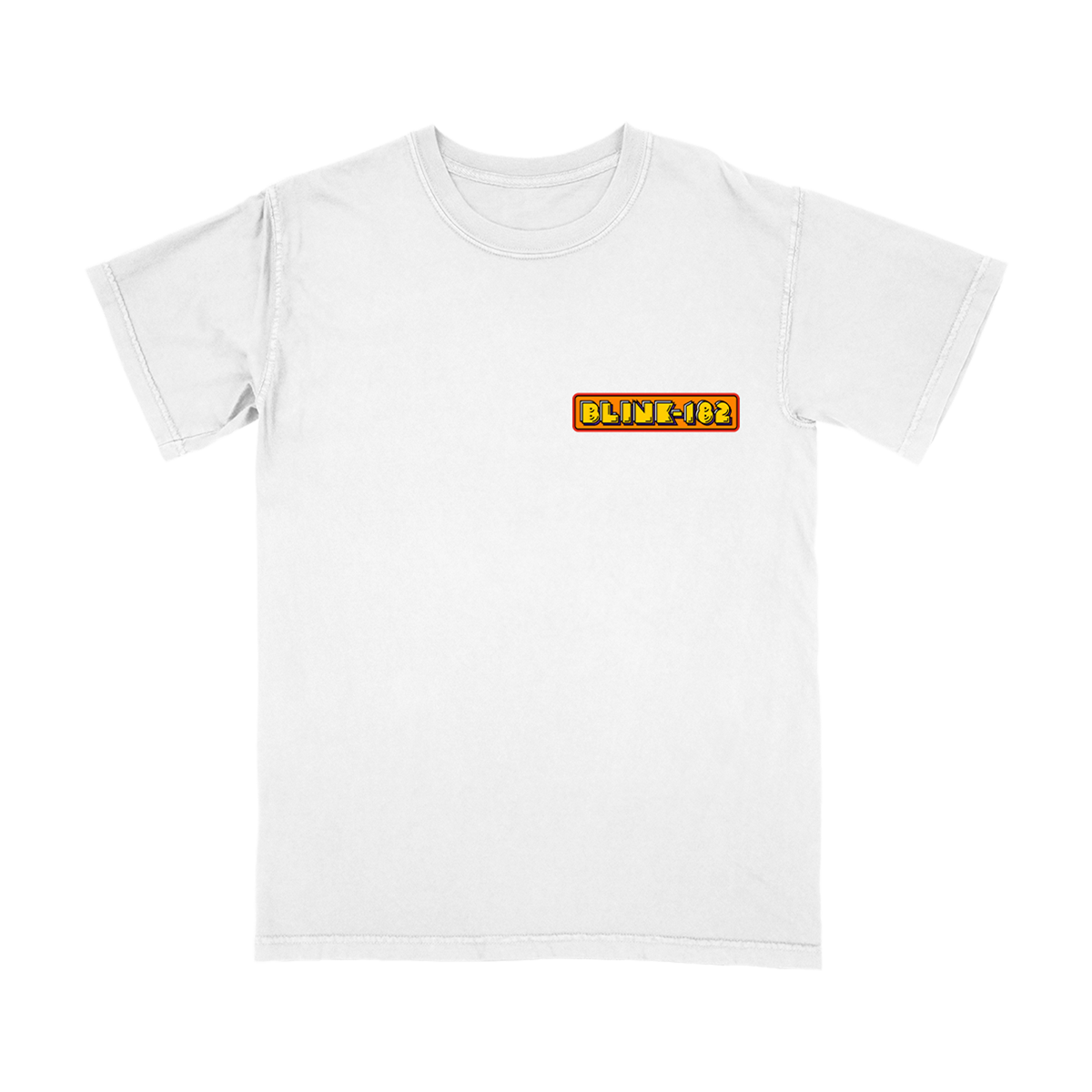 blink-182-pac-man-smiley-t-shirt-blanc image 3