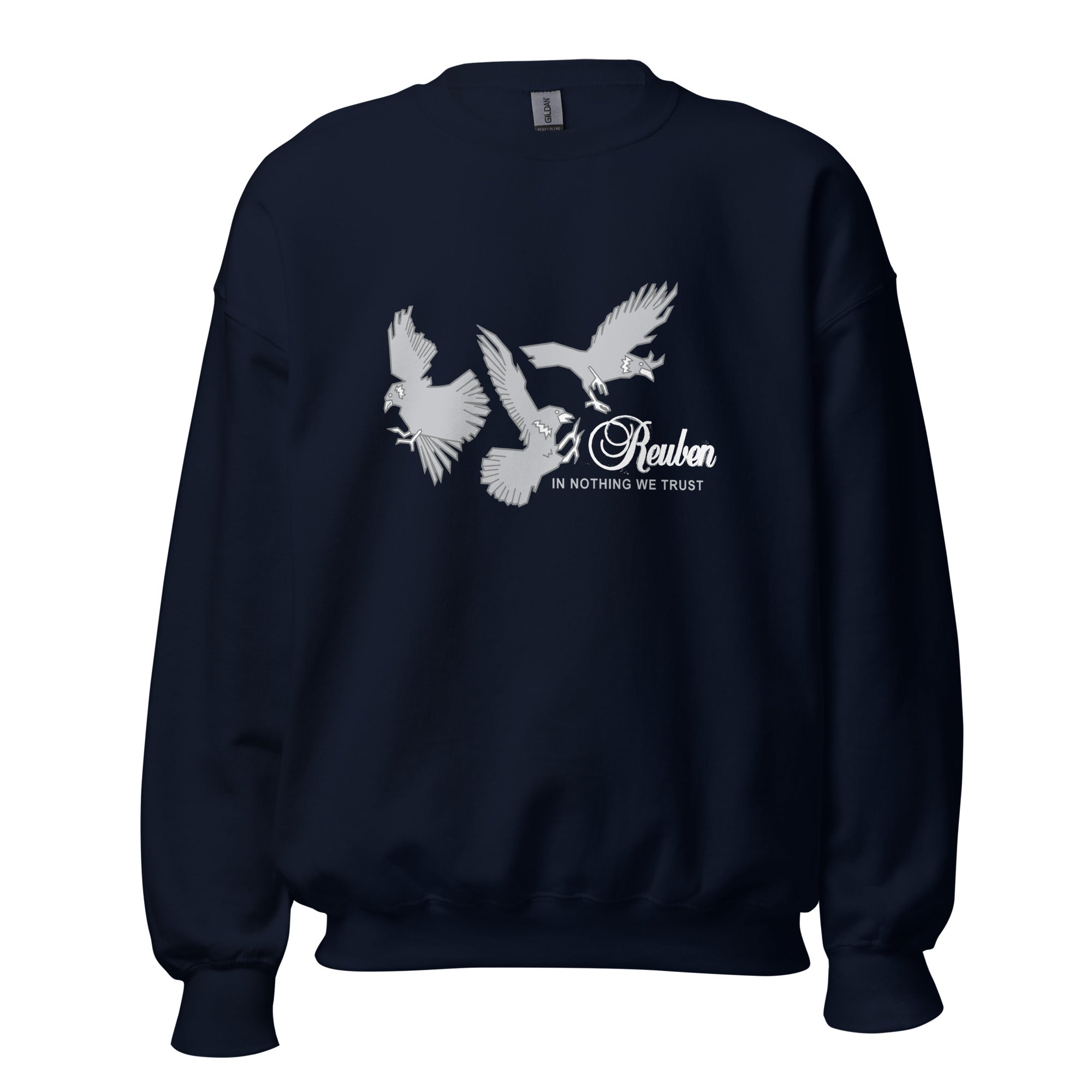 reuben-in-nothing-we-trust-sweatshirt-noir-coton image 2