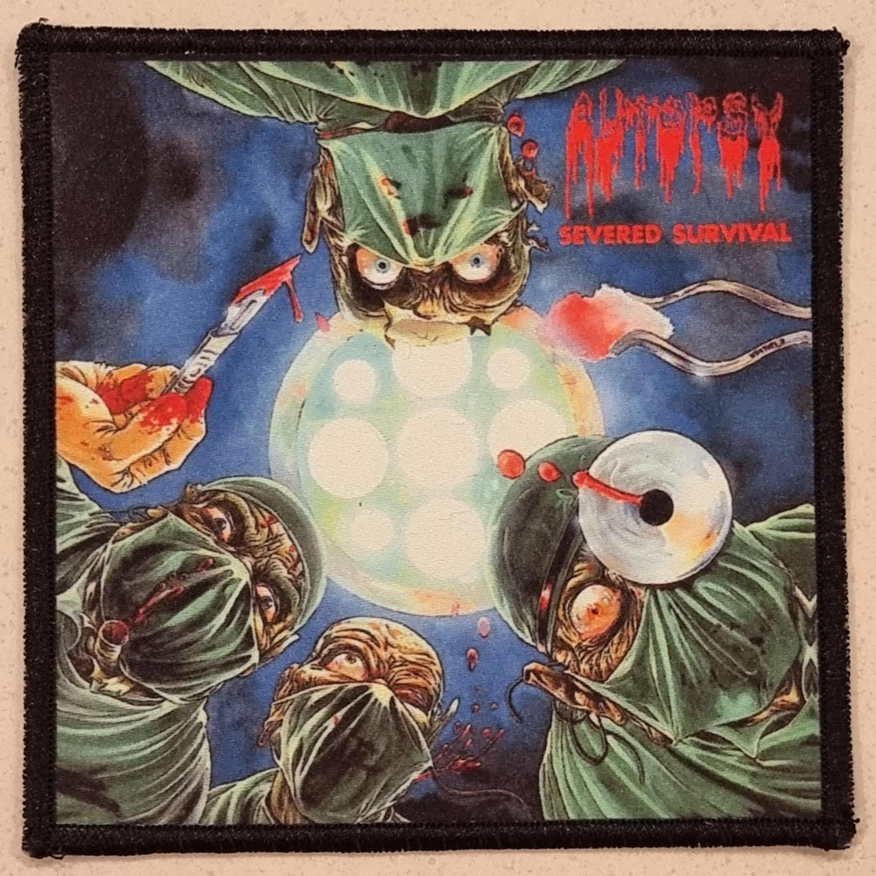 783punx-autopsy-severed-survival-petit-patch-coudre image 1