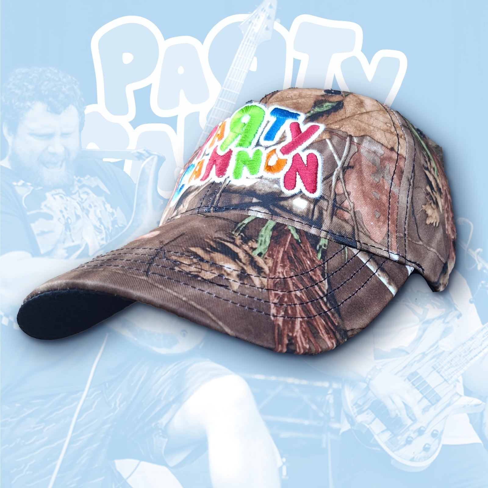party-cannon-logo-casquette-baseball-camo-phosphorescent image 1