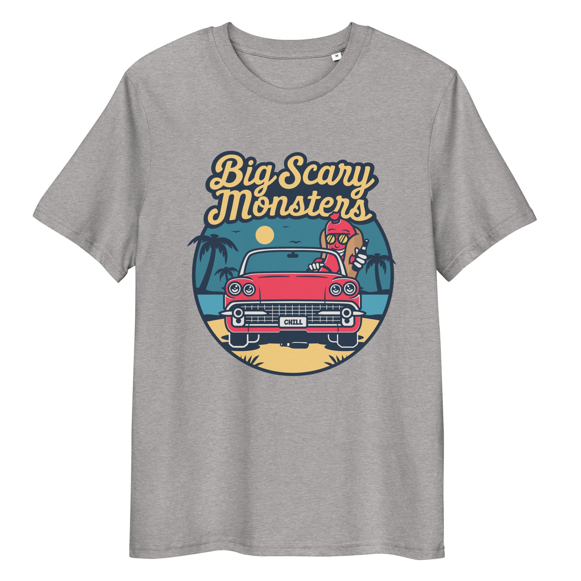 big-scary-monsters-hot-dog-tee-shirt-blanc-coton-bio image 6