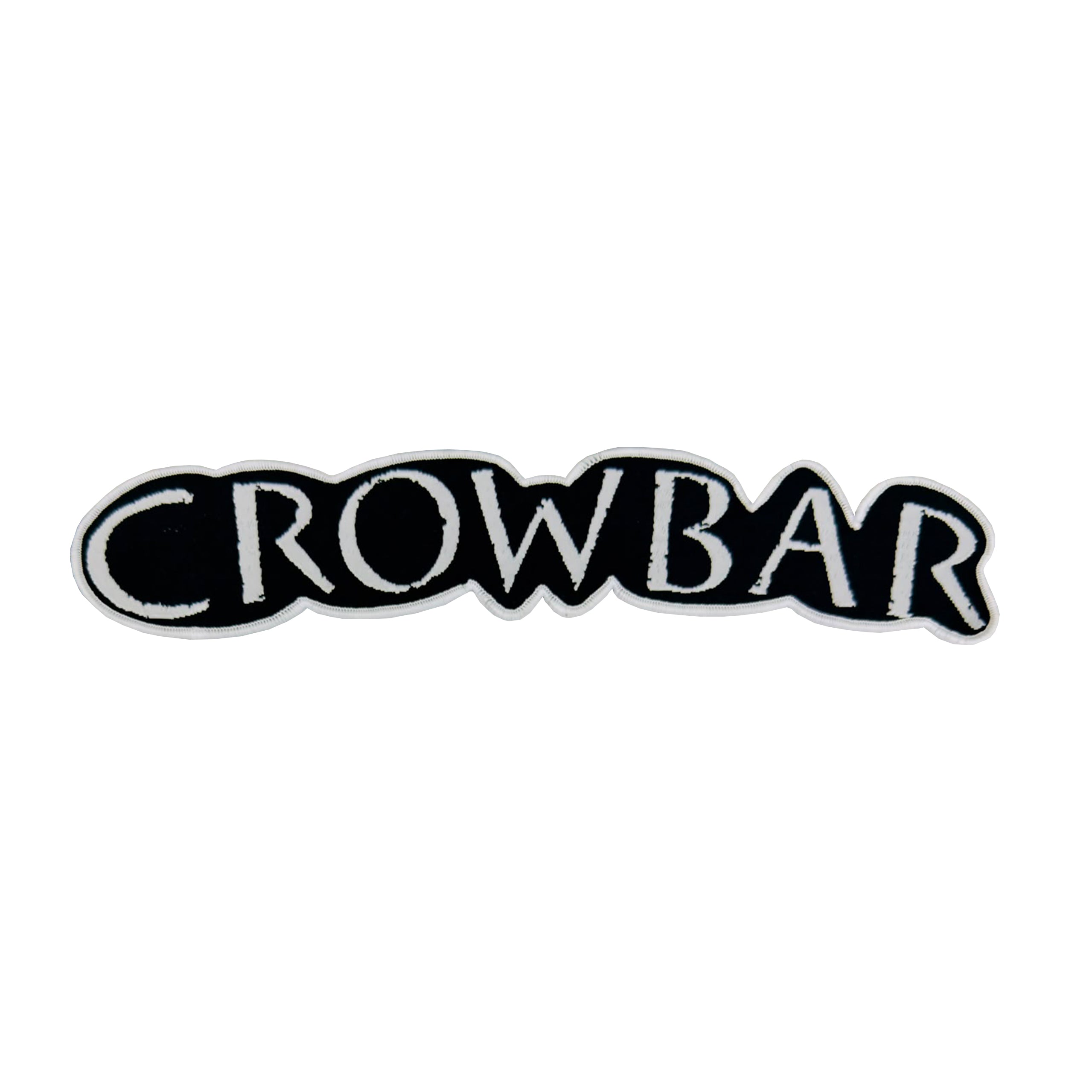 crowbar-logo-patch-tiss-oversize-30-cm-bord-noir image 4