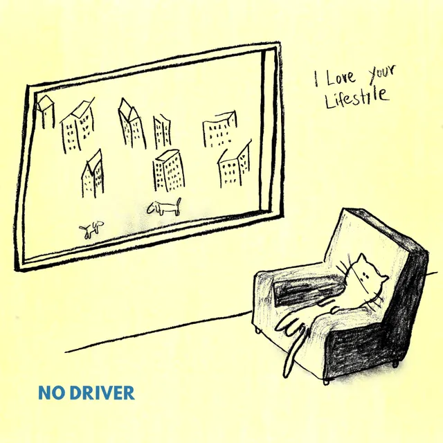 i-love-your-lifestyle-no-driver-vinyle-jaune-splatter image 1