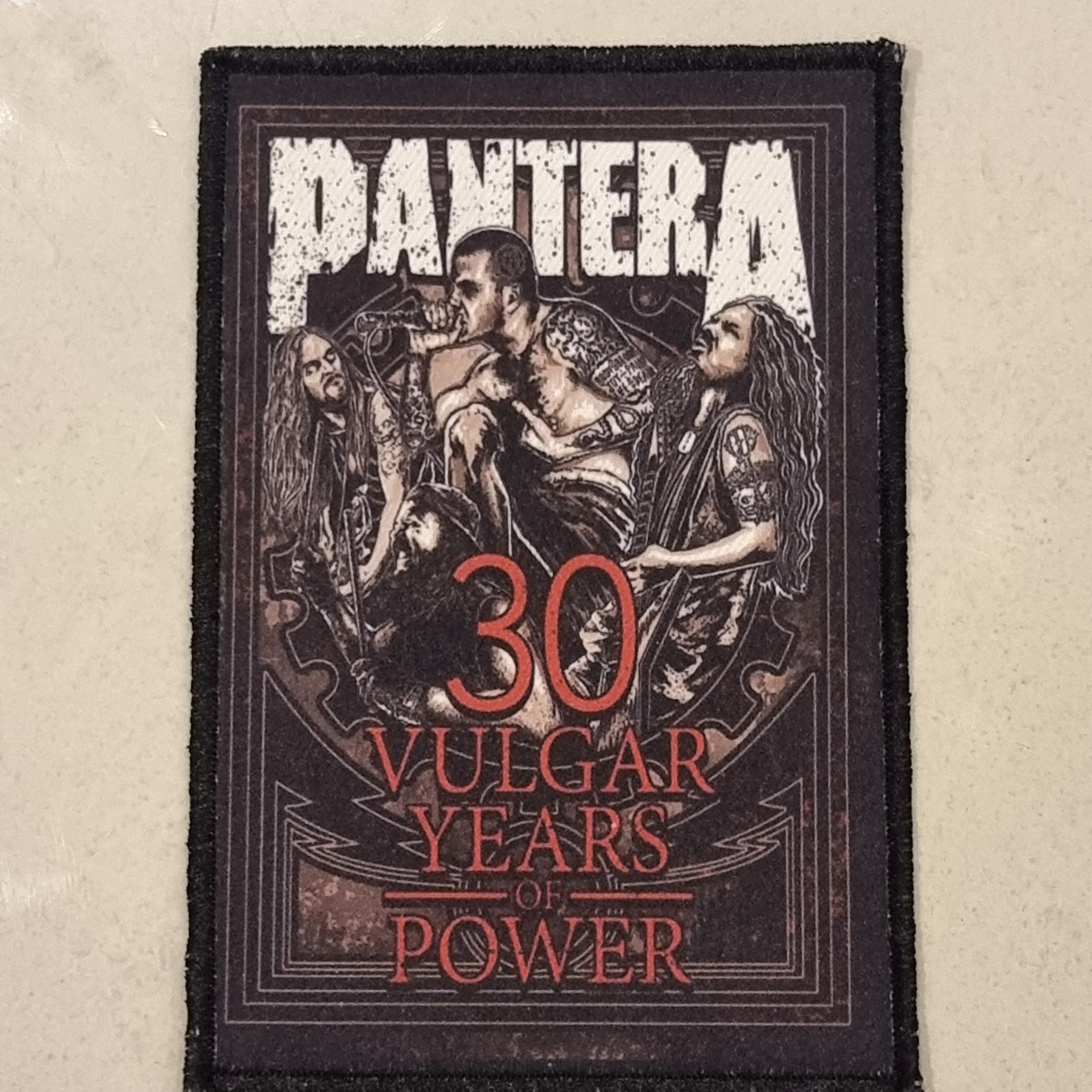 pantera-30-vulgar-years-of-power-patch-cusson-metal image 1