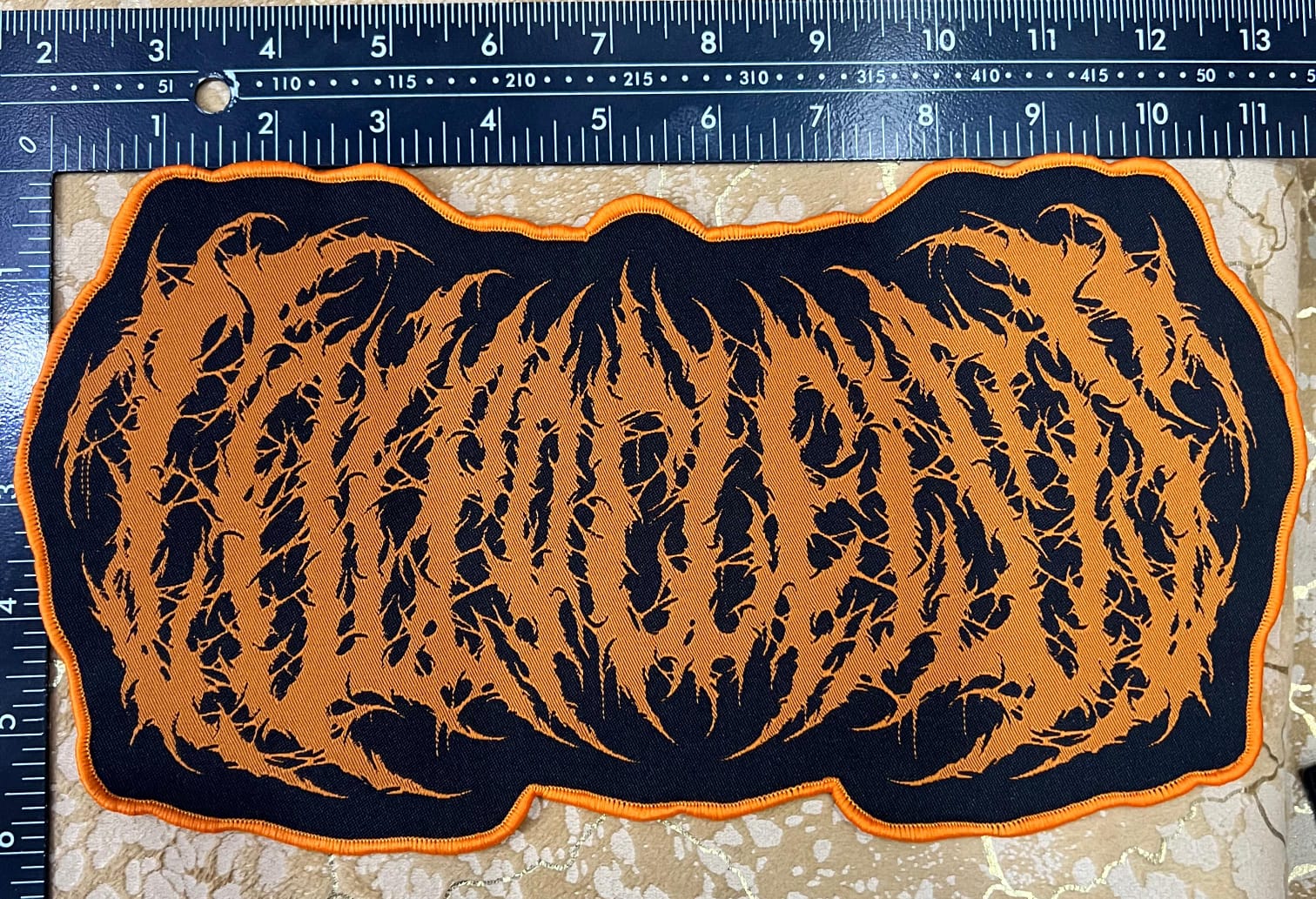 783punx-oversized-patch-colpocleisis-logo-cusson-tiss-bordure-noire image 5