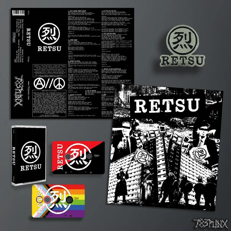 retsu-bundle-cassette-pin-s-punk-hardcore image 1