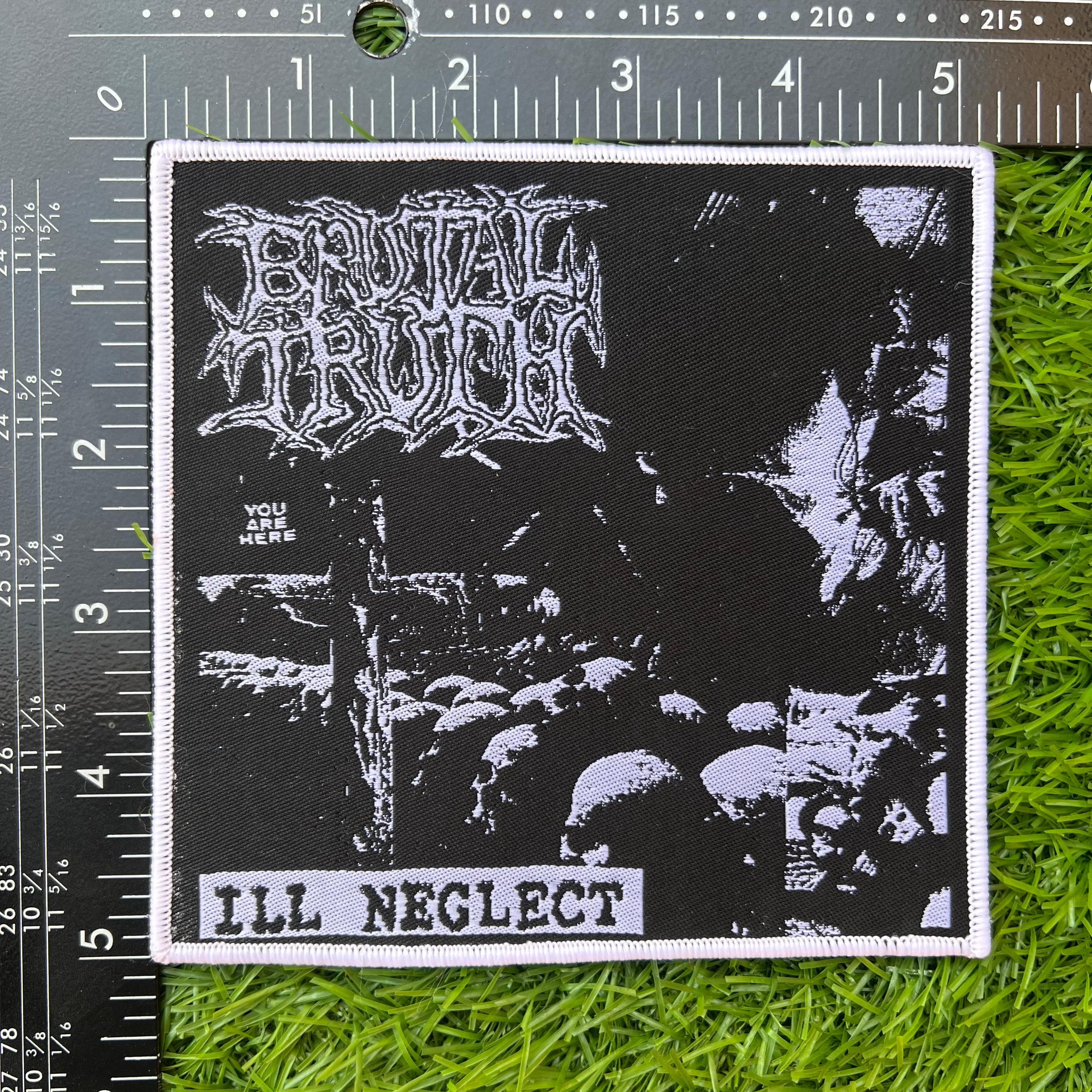 brutal-truth-ill-neglect-patch-tiss-bordure-noire-woven image 2