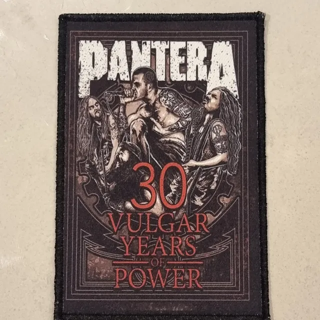 pantera-30-vulgar-years-of-power-patch-cusson-metal image 1