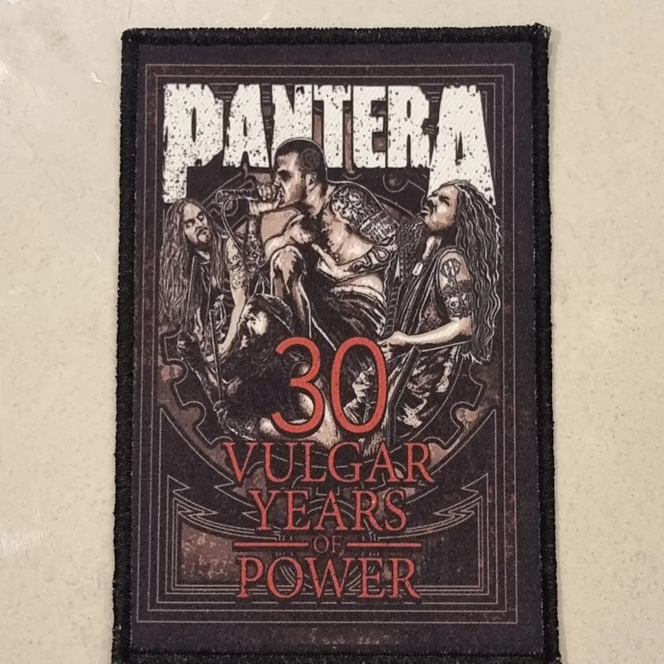 pantera-30-vulgar-years-of-power-patch-cusson-metal image 1