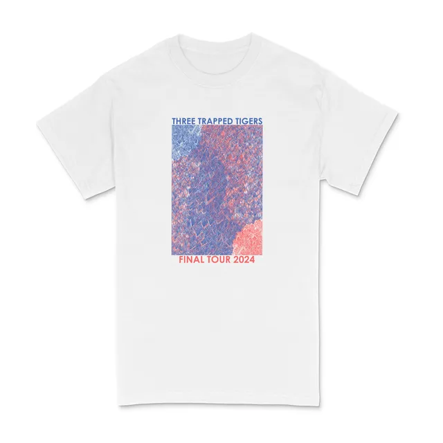 big-scary-monsters-three-trapped-tigers-t-shirt-blanc image 1