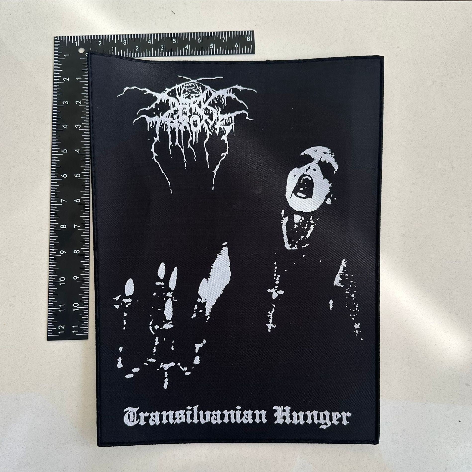 darkthrone-transilvanian-hunger-backpatch-bordure-noire image 2
