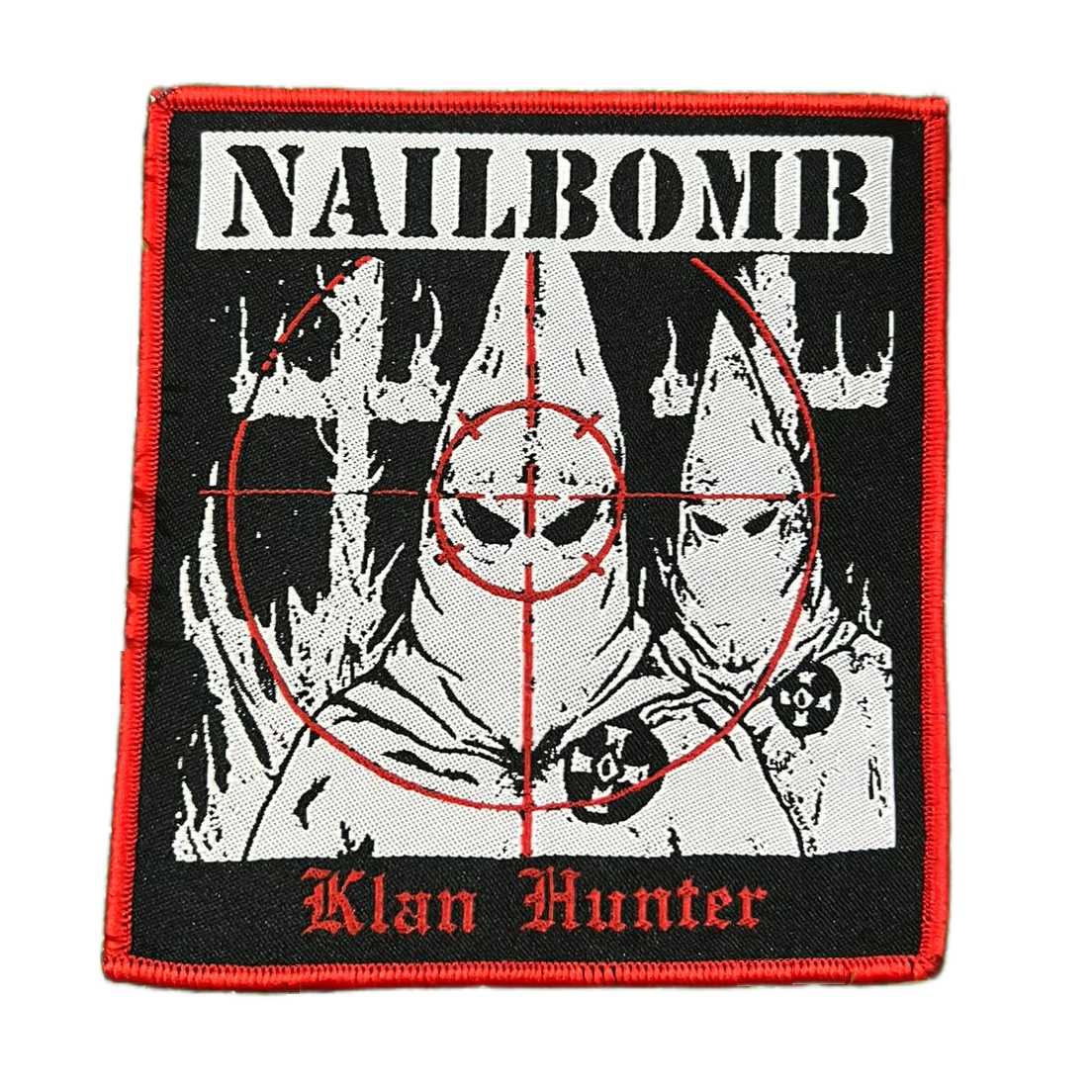 nailbomb-klan-hunter-patch-thermocollant-bordure-noire image 3