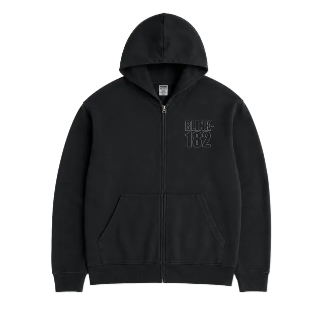 blink-182-pleasures-bunny-peek-sweat-zipp-noir image 1