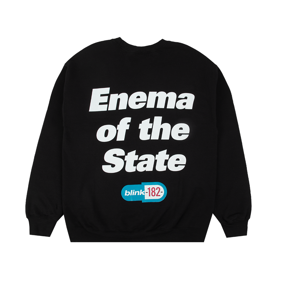 blink-182-enema-of-the-state-sweat-col-rond-noir image 6
