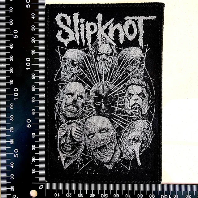 slipknot-masked-slipknot-cusson-tiss-noir-coudre image 1