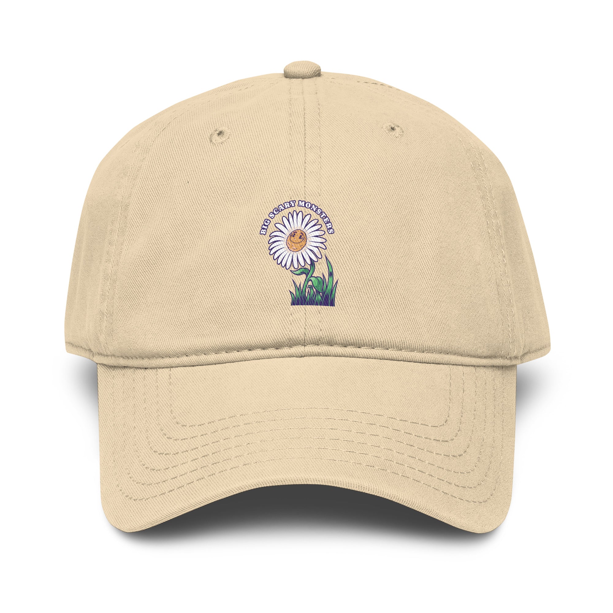 big-scary-monsters-daisy-casquette-noire-coton-r-glable image 2