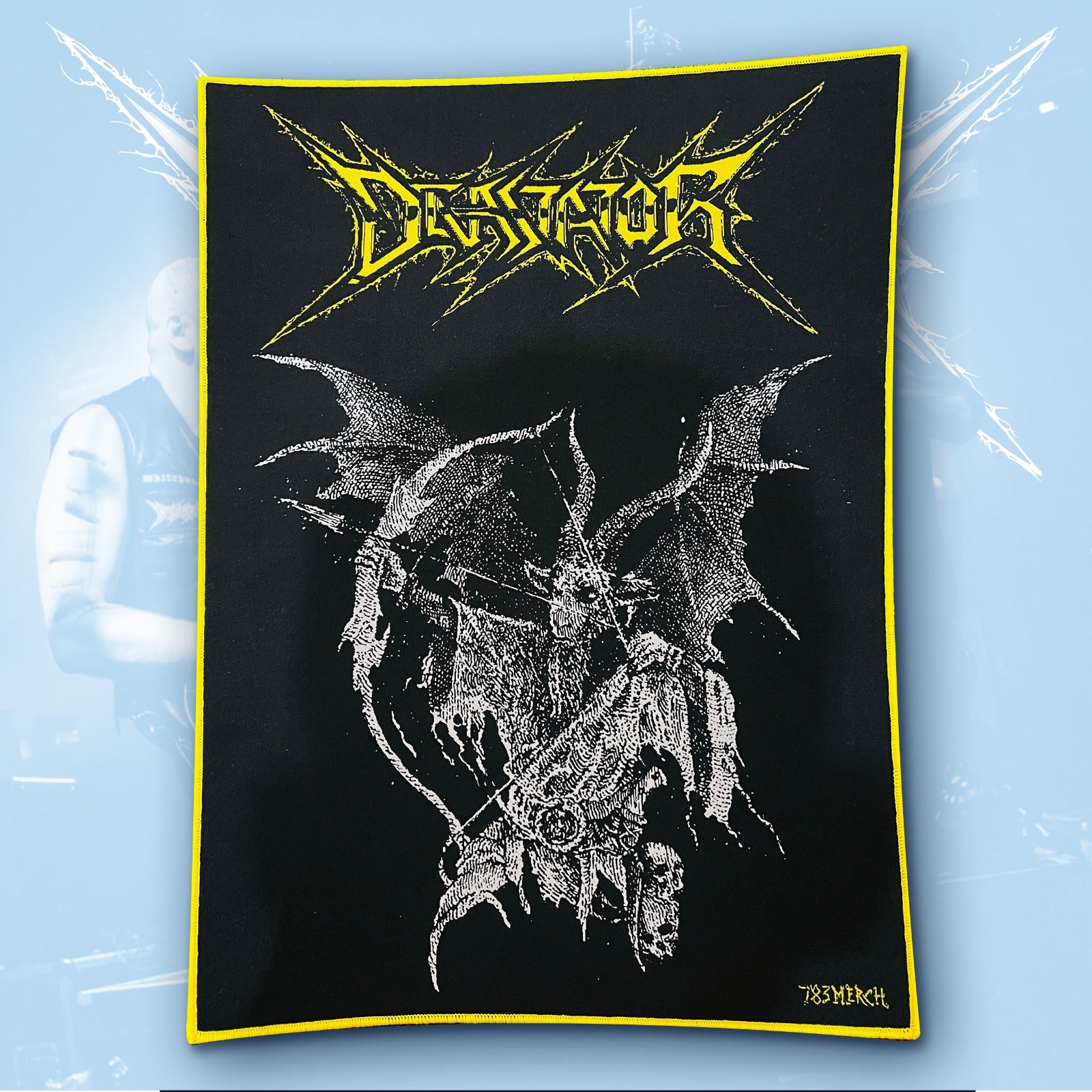 devastator-fallen-angel-backpatch-tiss-bord-noir image 4