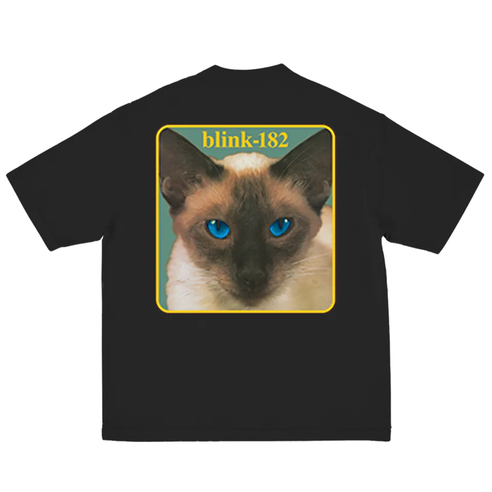blink-182-cheshire-cat-t-shirt-noir-pochette-album image 1