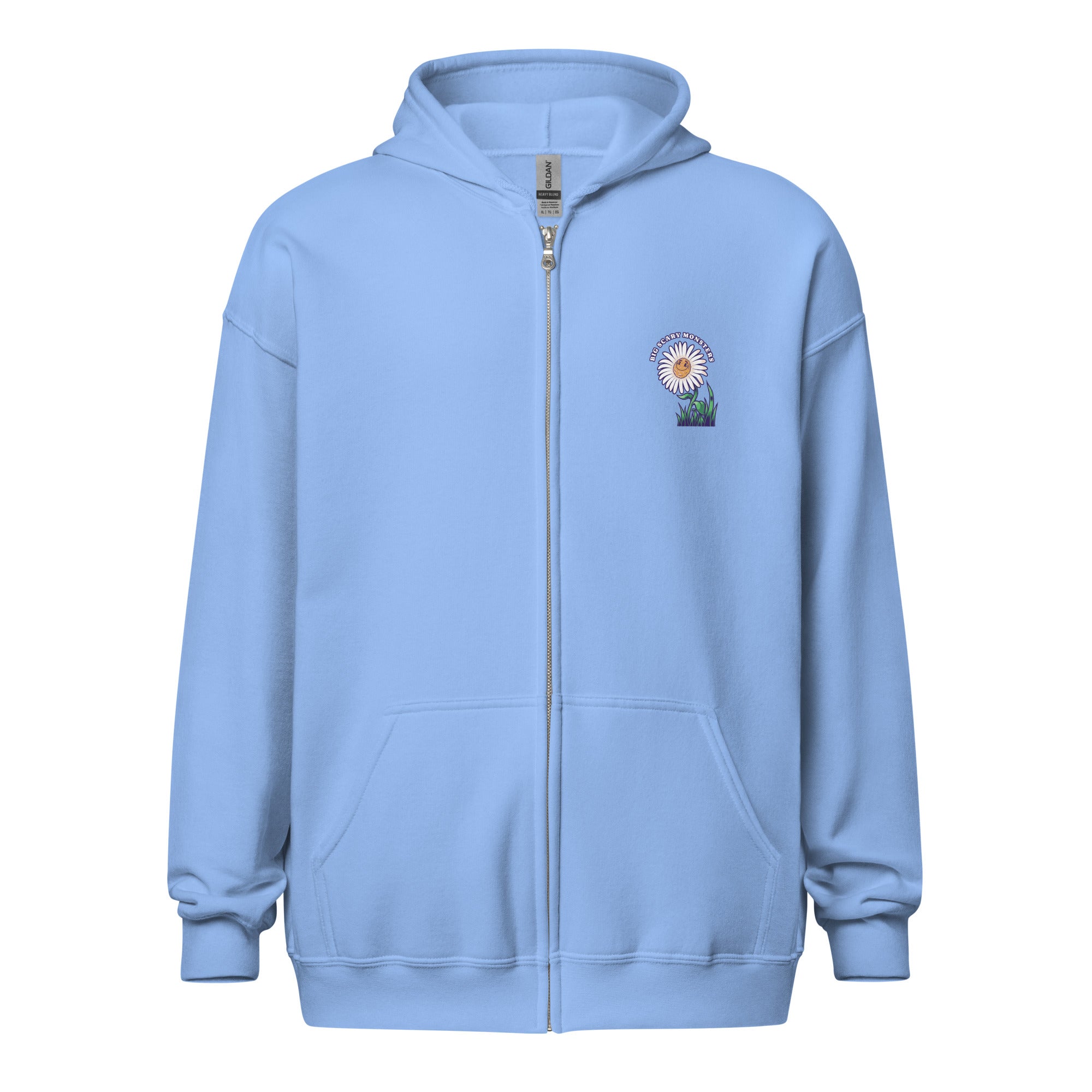 daisy-zip-hoodie-noir-coton-polaire-capuche-m image 7