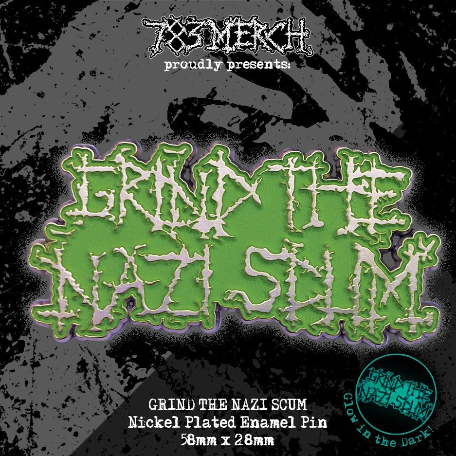 783punx-grind-the-nazi-scum-pin-mail-phosphorescent-noir image 5