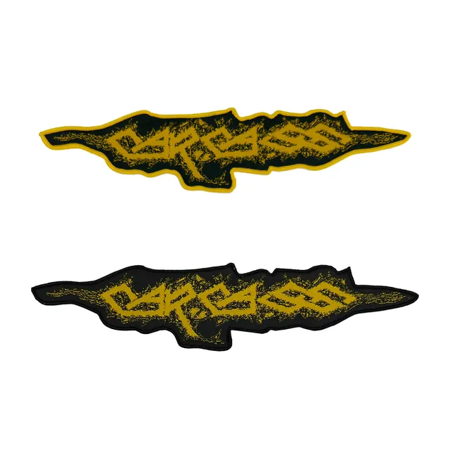 carcass-logo-patch-tiss-oversized-bordure-noire image 1