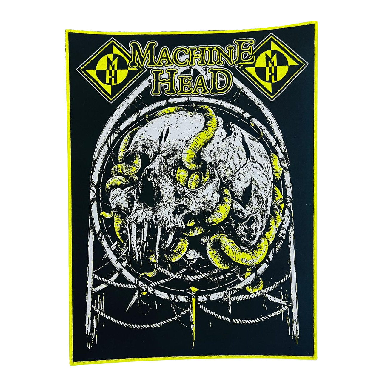 machine-head-rotten-backpatch-tiss-bordure-noire image 6