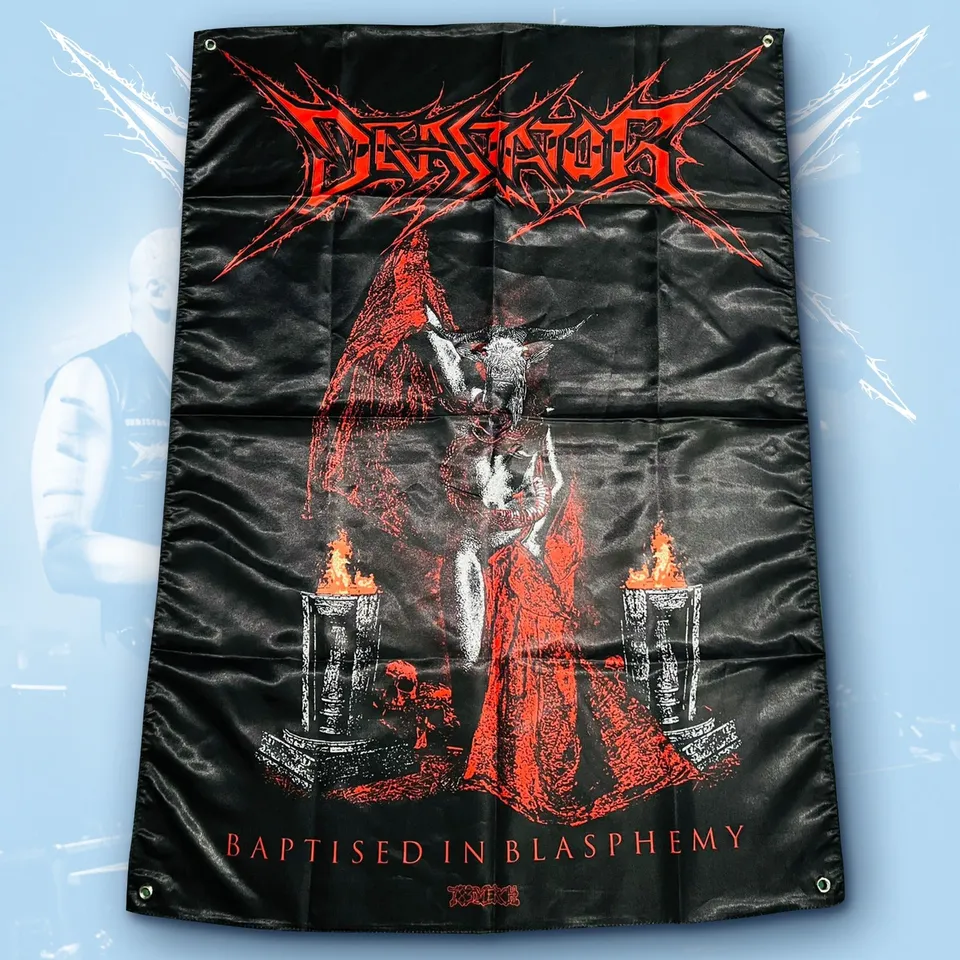783punx-devastator-baptised-blasphemy-drapeau-mural image 1