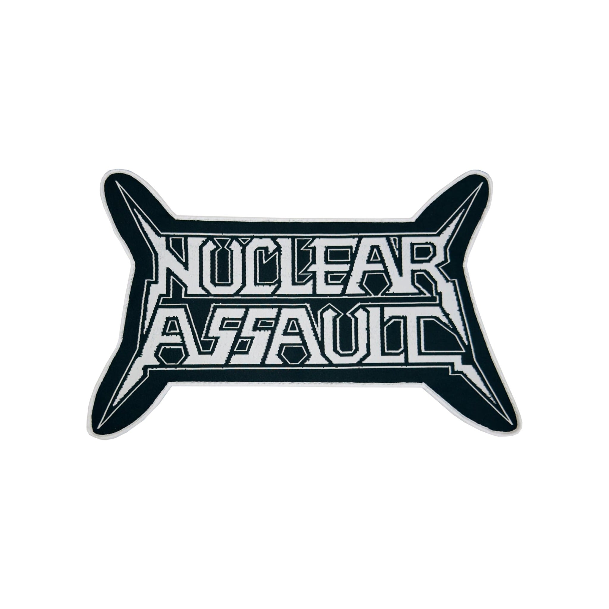 nuclear-assault-logo-cusson-tiss-surdimensionn-bordure-noire image 4