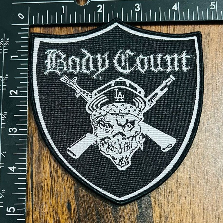 body-count-badge-patch-tiss-bordure-noire image 4